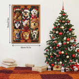 Christmas Dogs Jigsaw Puzzle 1000 Piece