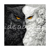 Yin Yang Owl Diamond Painting Kit