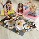 Golden Flowers Bloom Jigsaw Puzzle 1000 Pieces