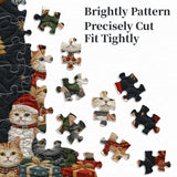 Cat Christmas Tree Jigsaw Puzzle 1000 Pieces