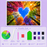 Rainbow Forest Diamond Painting Kit
