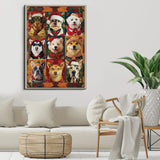 Christmas Dogs Jigsaw Puzzle 1000 Piece