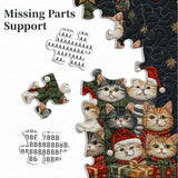 Cat Christmas Tree Jigsaw Puzzle 1000 Pieces