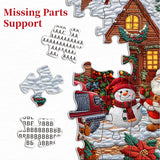 Red Truck Christmas Cottage Jigsaw Puzzle 1000 Pieces