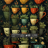 Plant-Loaded Cups Jigsaw Puzzle 1000 Pieces