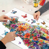Butterfly Cat Jigsaw Puzzle 1000 Pieces