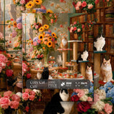 Cozy Cat Cafe Jigsaw Puzzle 1000 Pieces
