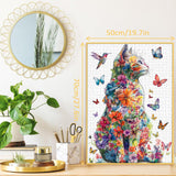 Butterfly Cat Jigsaw Puzzle 1000 Pieces
