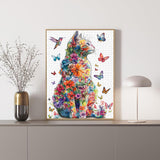 Butterfly Cat Jigsaw Puzzle 1000 Pieces