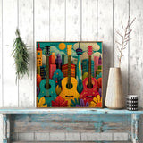 Guitar & City Jigsaw Puzzle 1000 Pieces