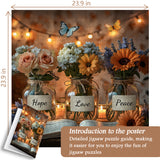 Cozy Flower Vases Jigsaw Puzzle 1000 Pieces