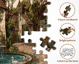 Serene Fountain Jigsaw Puzzle 1000 Pieces