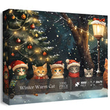 Cat's Library Jigsaw Puzzle 1000 piezas