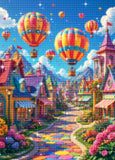 Rainbow Town Diamond Painting Kit