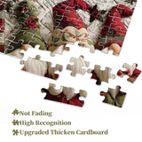 Fabric Christmas Gnome Jigsaw Puzzle 1000 Pieces