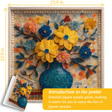 Paper Flower Vase Jigsaw Puzzle 1000 Pieces