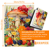 Blossom & Gnome Home Jigsaw Puzzle 1000 Pieces