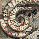 Card Spiral Staircase  Jigsaw Puzzle 1000 Pieces