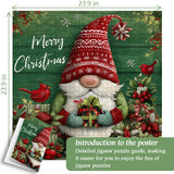 Christmas Gnome Jigsaw Puzzle 1000 Pieces