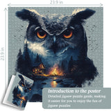 Forest Owl Jigsaw Puzzle 1000 Pieces