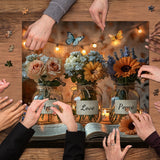 Cozy Flower Vases Jigsaw Puzzle 1000 Pieces