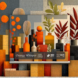 Orange Whisper Jigsaw Puzzle 1000 Pieces