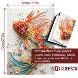 Floral Koi Fish Jigsaw Puzzle 1000 Pieces