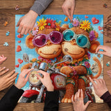 Beach Bikers Jigsaw Puzzle 1000 Pieces