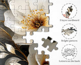 Golden Flowers Bloom Jigsaw Puzzle 1000 Pieces