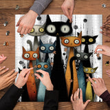 Whimsy Cats Jigsaw Puzzle 1000 Pieces