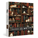 Furry Library Jigsaw Puzzle 1000 Pieces