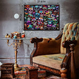 Colorful Skulls Jigsaw Puzzle 1000 Pieces