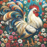 Colorful Rooster Diamond Painting Kit