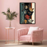 Curious Cat Diamond Painting Kit