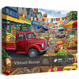 Vibrant Bazaar Jigsaw Puzzle 1000 Pieces
