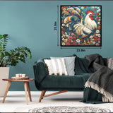 Colorful Rooster Diamond Painting Kit