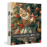 Christmas Cute Pets Jigsaw Puzzle 1000 Pieces
