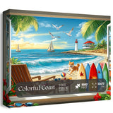 Colorful Coast Jigsaw Puzzle 1000 Pieces