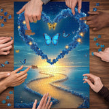 Dreamy Heart Sea Jigsaw Puzzle 1000 Pieces