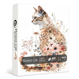 Flower Cat Jigsaw Puzzle 1000 Pieces