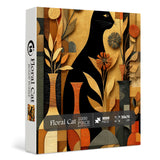Floral Cat Jigsaw Puzzle 1000 Pieces