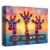 Sunshine Giraffe Jigsaw Puzzle 1000 Pieces