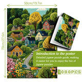 Vibrant Countryside Jigsaw Puzzle 1000 Pieces