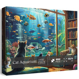 Cat Aquarium Jigsaw Puzzle 1000 Pieces