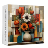 Geometric Floral Rhythm Jigsaw Puzzle 1000 Pieces