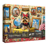 Travel Puppy Jigsaw Puzzle 1000 Pieces