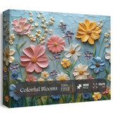 Colorful Blooms Jigsaw Puzzle 1000 Pieces