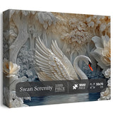 Swan Serenity Jigsaw Puzzle 1000 Pieces