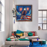 Freedom Eagle Diamond Painting Kit