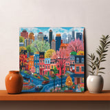Colorful Street Scene Diamond Painting Kit